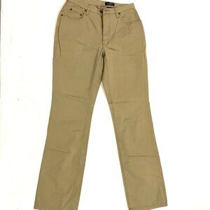 Eddie Bauer Beige 5-Pocket Pants, Size 8 Tall, Boot Cut New Without Tag